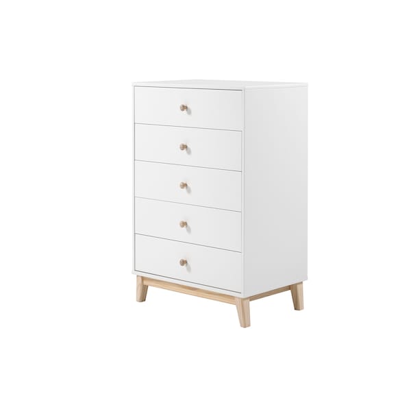 Alaterre Furniture MOD 35"W 5-Drawer Chest - AJMD0220WH