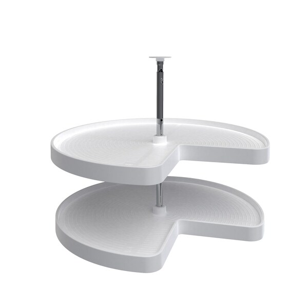 Rev-A-Shelf Polypropylene, White, 32 in W, 26 in H, 32 in D, 22 in L, White - LD-2472-32-11-1