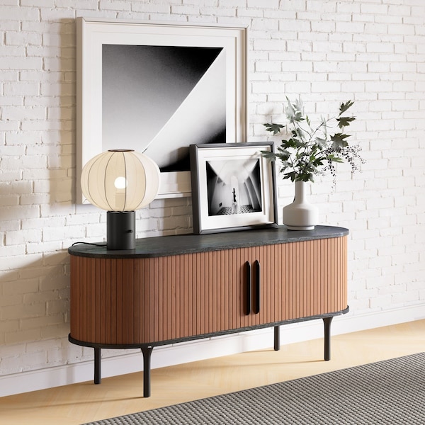Zuo Modern Koriana Entertainment Stand Black & Walnut - 110297