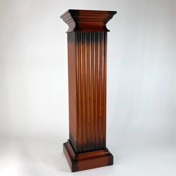 Seatsolutions 48 Greek Indoor Pedestal - Honey Brown - SE145198