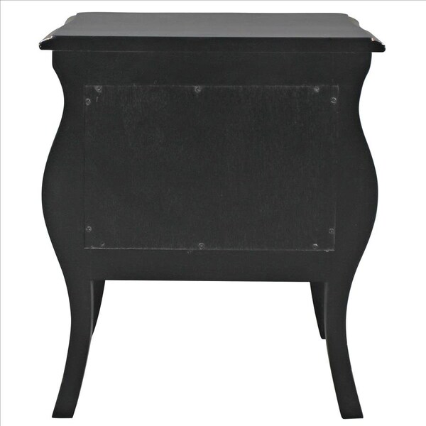 Design Toscano Saint-Honore Nightstand Bombe Side Table: Set of Two - AF957655