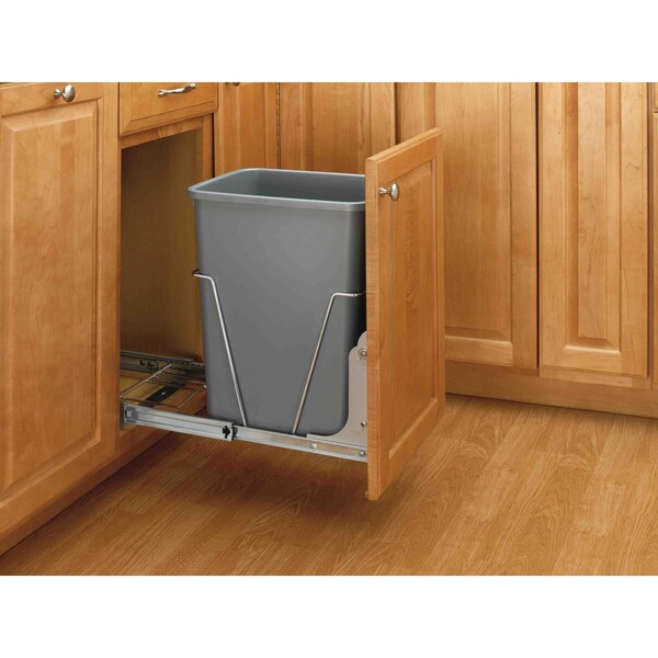 Rev-A-Shelf Accessory, Steel, Silver, 1.5 in W, 8 in H, 2.13 in D - RV DM17 KIT