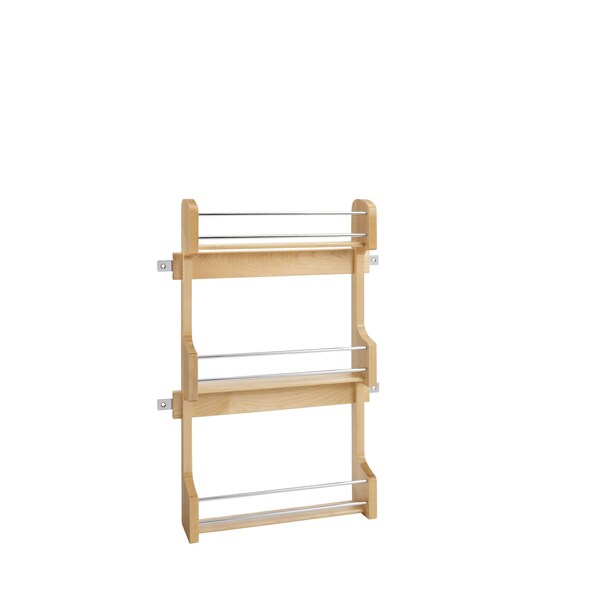 Rev-A-Shelf Maple Wood; Steel, Natural Maple, 13.5 in W, 21.25 in H, 3.13 in D - 4SR-18