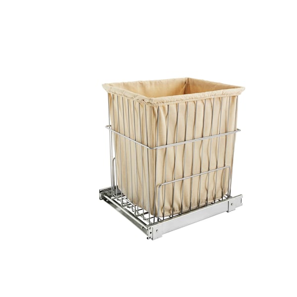 Rev-A-Shelf Plastic; Steel, Chrome, 14.75 in W, 19.38 in H, 18 in D - HRV-1520 S CR