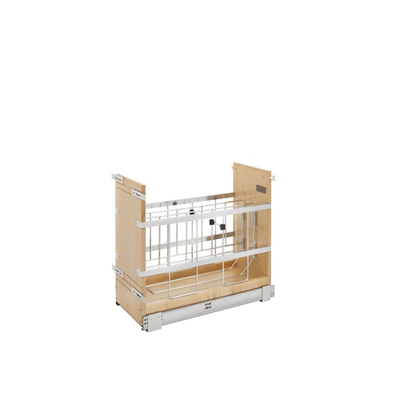 Rev-A-Shelf Maple Veneer, Light Brown, 10.12 in W, 19.5 in H, 21.65 in L, Light Brown - 447-BCSC-9C