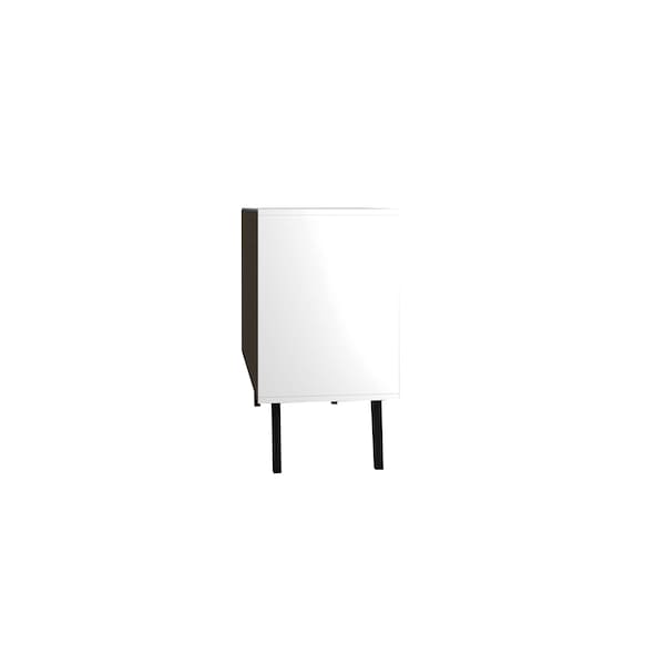 Manhattan Comfort Amsterdam Double Side Table 2.0 With 3 S - 144AMC205