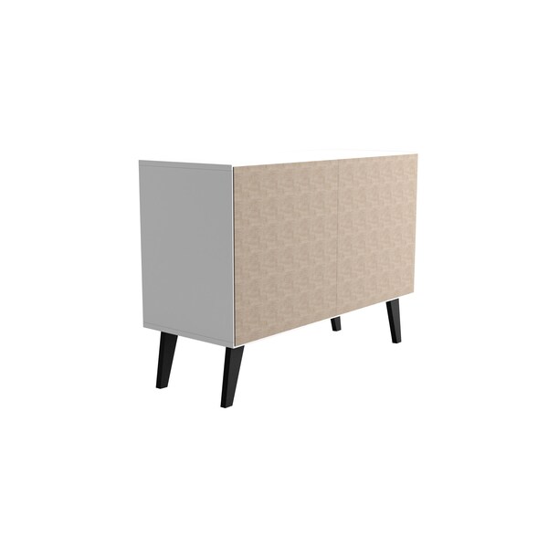 Manhattan Comfort Amsterdam Double Side Table 2.0 With 3 S - 144AMC205