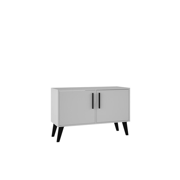 Manhattan Comfort Amsterdam Double Side Table 2.0 With 3 S - 144AMC205