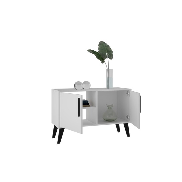 Manhattan Comfort Amsterdam Double Side Table 2.0 With 3 S - 144AMC205