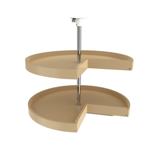 Rev-A-Shelf Plastic; Steel, Almond, 28 in W, 26 in H, 28 in D - 6942-28-15-52