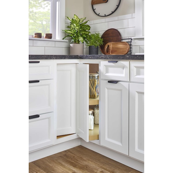 Rev-A-Shelf Plastic; Steel, Almond, 28 in W, 26 in H, 28 in D - 6942-28-15-52