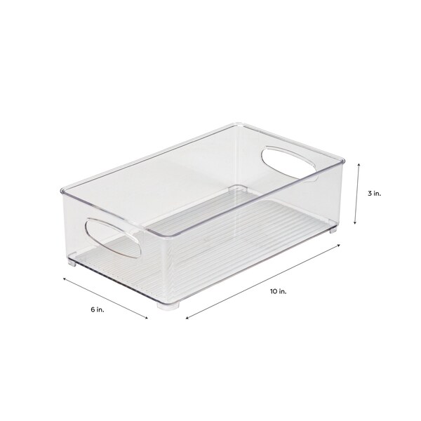 Simplify Plastic, Super Clear, 6 in W, 10 in D, 10 in L - 24021