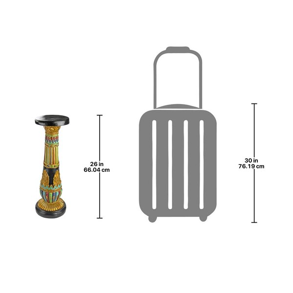Design Toscano Regal Luxor Sculptural Pedestals, PK 2 - AH920234