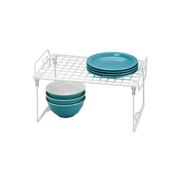 Honey Can Do Intl WHT Kitch Organiz Rack - KCH-01869
