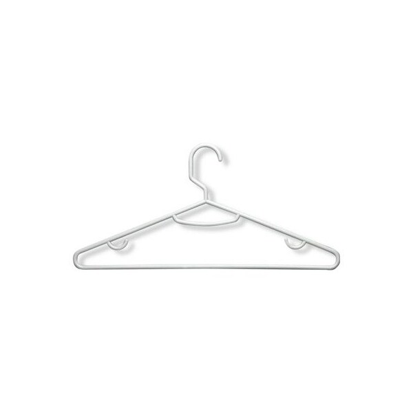 Honey Can Do Intl 15PK WHT Plas Hangers - HNG-01523