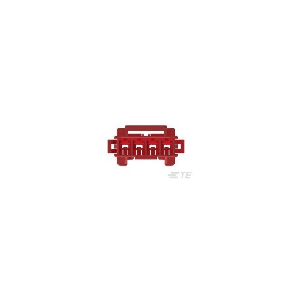 Te Connectivity Ptl 1X4 Cap Panel Mt Hitemp Key B Red - 6-1971772-4