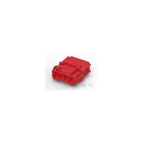 Te Connectivity Ptl 1X4 Cap Panel Mt Hitemp Key B Red - 6-1971772-4