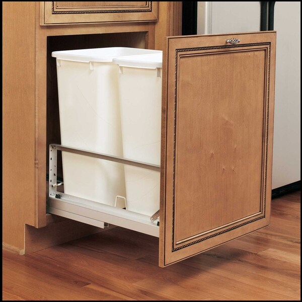 Rev-A-Shelf Aluminum; Steel; Plastic, Aluminum, 14.81 in W, 22.94 in H, 22.13 in D - 5349-2150DM-2
