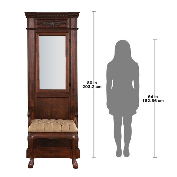 Design Toscano The Kenmore Manor Hardwood Hall Stand - DY4313