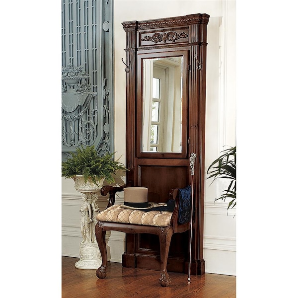 Design Toscano The Kenmore Manor Hardwood Hall Stand - DY4313