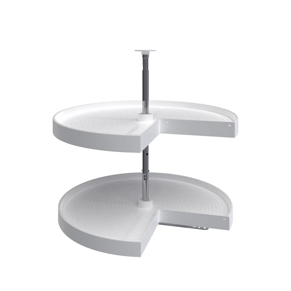 Rev-A-Shelf Polypropylene, White, 28 in W, 26 in H, 28 in D, 18 in L, White - LD-2942-28-11-1
