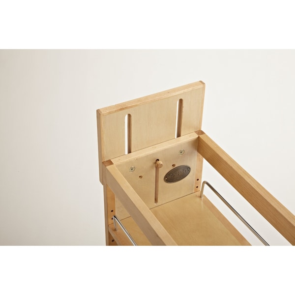 Rev-A-Shelf Maple Veneer, Light Brown, 14.75 in W, 25.5 in H, 21.63 in D, 21.63 in L, Light Brown - 448-BCSC-14C