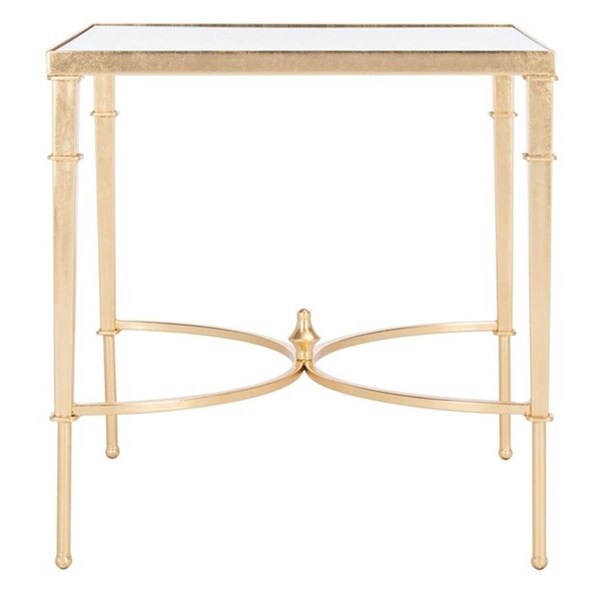 Safavieh Mendez Gold Leaf Accent Table, Gold - AMH8336A
