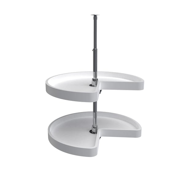 Rev-A-Shelf Polypropylene, White, 24 in W, 26 in H, 24 in D, 14.25 in L, White - 6472-24-11-52