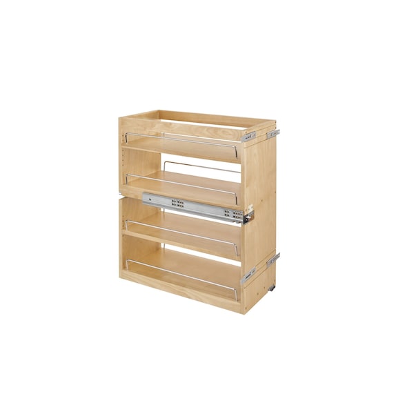 Rev-A-Shelf Maple Veneer, Light Brown, 10.5 in W, 25.25 in H, 21.81 in D, 21.75 in L, Light Brown - 449-BCSC-10C