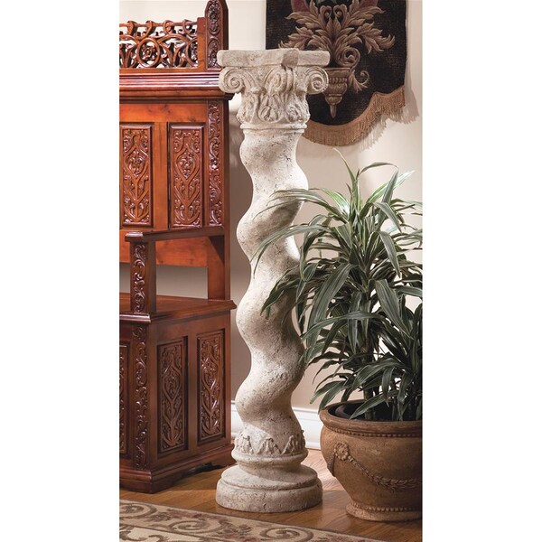 Design Toscano Capitoline Barley Corkscrew Column Statuary Pedestal: Giant - NE60303