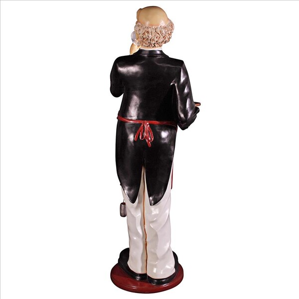 Design Toscano Sir Sommelier: Grand-Scale Wine Connoisseur Statue - NE43226
