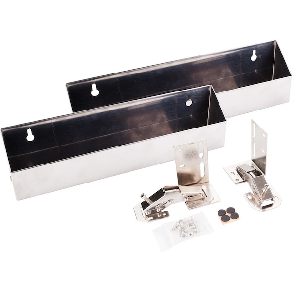 Hardware Resources Stainless Steel, 11" W, 3" H, Stainless Steel - TOSS11-R