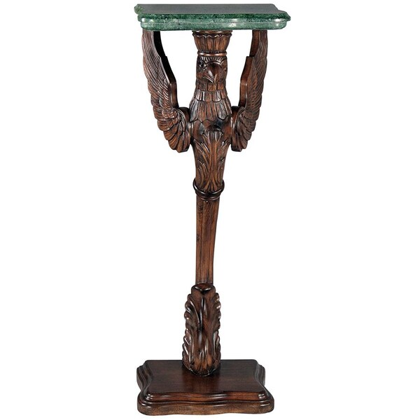 Design Toscano The Griffin of Hanover Pedestal with Marble Top - AF8052
