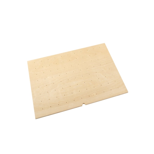 Rev-A-Shelf Drawer Insert, Maple Veneer, Natural, 30.25 in W, 0.6 in H, 21.25 in D, 21.25 in L, Light Brown - 4DPB-3021