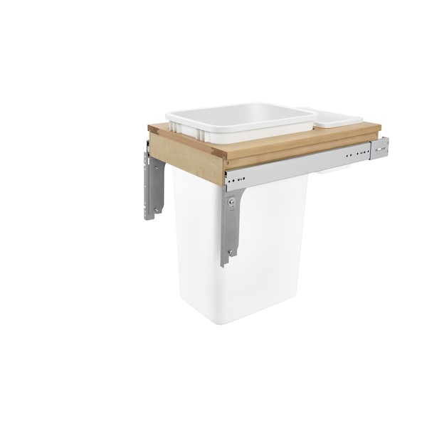 Rev-A-Shelf Maple Veneer, Light Brown, 15 in W, 21.75 in H, 23.25 in D, 23.25 in L, Light Brown - 4WCTM-1850DM-1