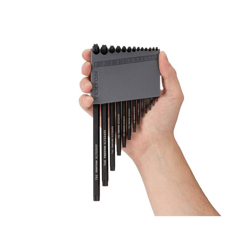 TEKTON Star L- Key Set with Holder, 13-Piece (T6-T50) - KLT91402