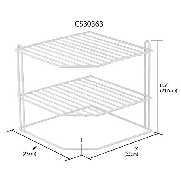 Hds Trading Vinyl Coated Steel, White, 9.25 in W, 8.75 in H, 9.25 in L - ZOR96068