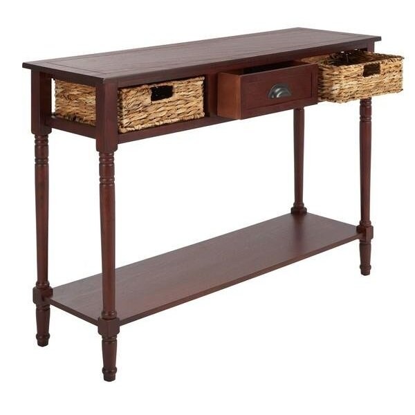 Safavieh Christa Console Table- Cherry - 31.5 x 13.4 x 44.5 in. - AMH5737C