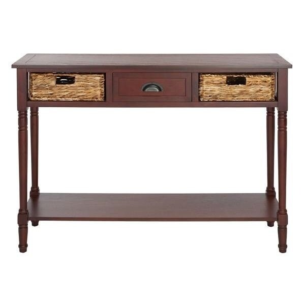 Safavieh Christa Console Table- Cherry - 31.5 x 13.4 x 44.5 in. - AMH5737C