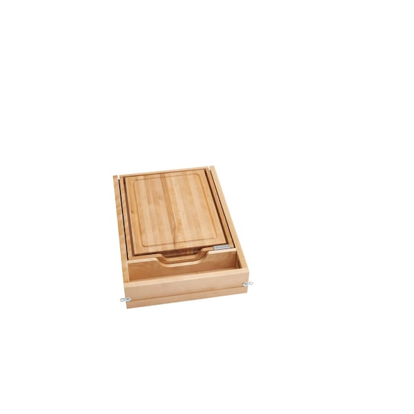 Rev-A-Shelf Drawer Replacement, Maple Veneer, Light Brown, 14.53 in W, 3.83 in H, 21 in D, 21 in L, Light Brown - 4KCB-18H-1