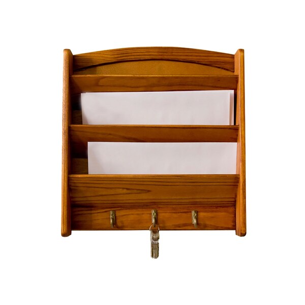 Home Basics Wood, Pine, 2.25 in W, 12.25 in H, 12 in L - ZOR96228