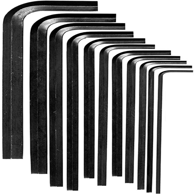 Eklind Hex-L Key Allen Wrench - Metric MM Sizes 1.5 in. to 10 in. Short Series, 11-Piece Set - 69511