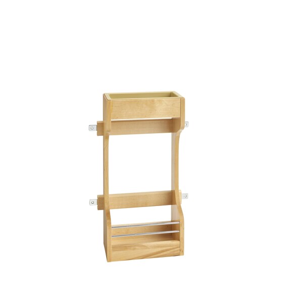 Rev-A-Shelf Maple Wood; Steel, Natural Maple, 10.5 in W, 18.5 in H, 5 in D - 4SBSU-15