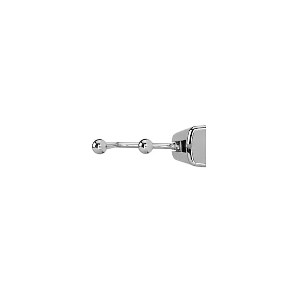 Rev-A-Shelf Steel, Chrome, 3.88 in W, 1.5 in H, 12.88 in D - 563-51-C