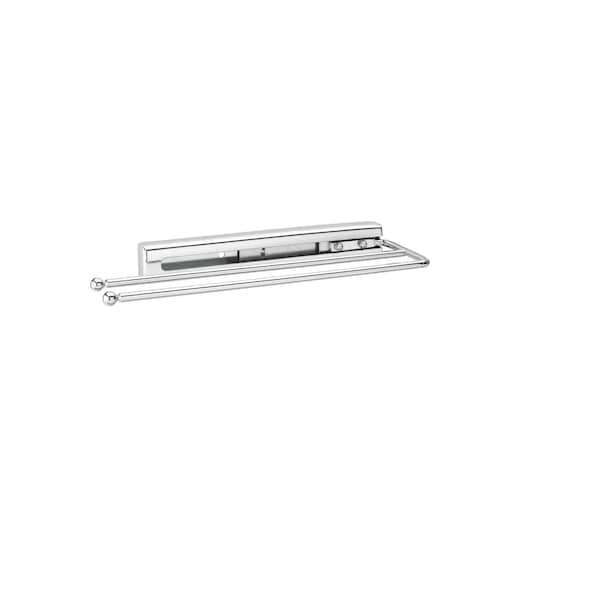 Rev-A-Shelf Steel, Chrome, 3.88 in W, 1.5 in H, 12.88 in D - 563-51-C