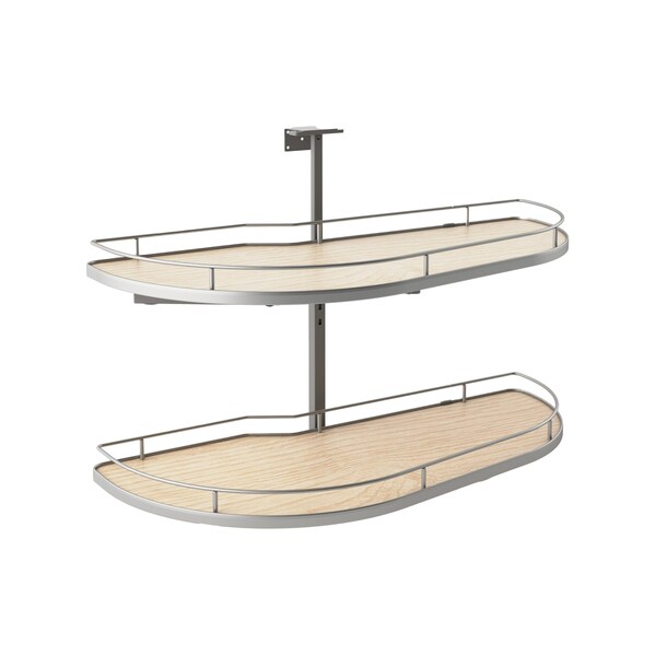 Rev-A-Shelf Melamine Faced Chipboard, Light Brown, 38.44 in W, 24.41 in H, 18.64 in L, Light Brown - 587-18-RMP
