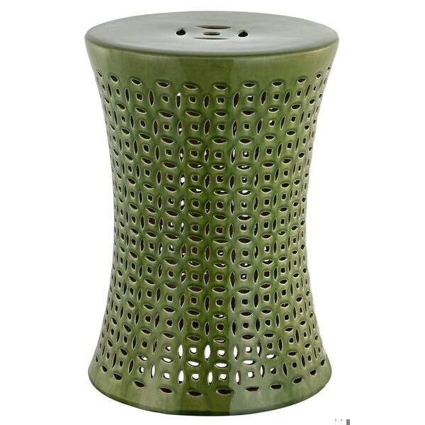 Safavieh Camilla Garden Stool, Spring Green - 18 x 13 x 13 in. - ACS4550E