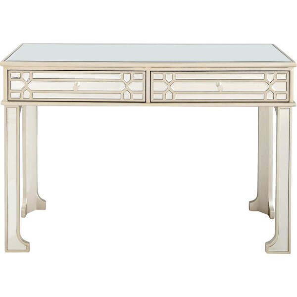 Gfancy Fixtures 32 x 48 x 16.8 in. Regal Champagne Feel Console Table - GF3656593