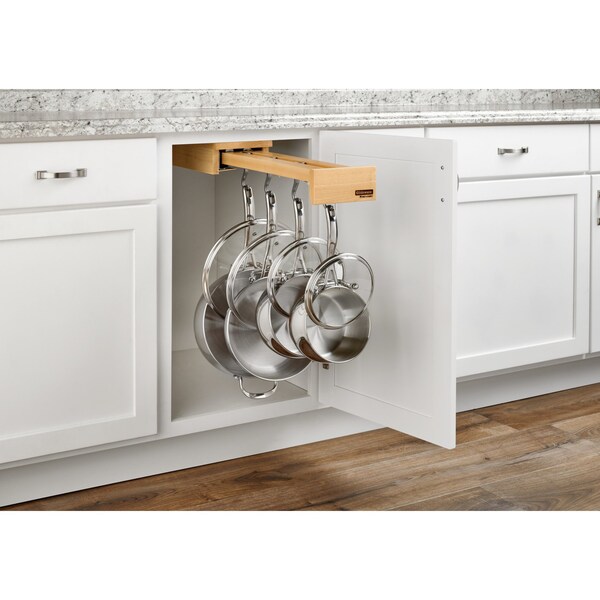 Rev-A-Shelf Maple Wood; Steel, Natural Maple, 6 in W, 5.06 in H, 22 in D - GLD-W22-BC-7