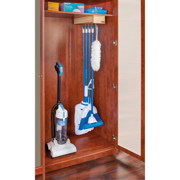 Rev-A-Shelf Maple Wood; Steel, Natural Maple, 6 in W, 5.06 in H, 22 in D - GLD-W22-BC-7